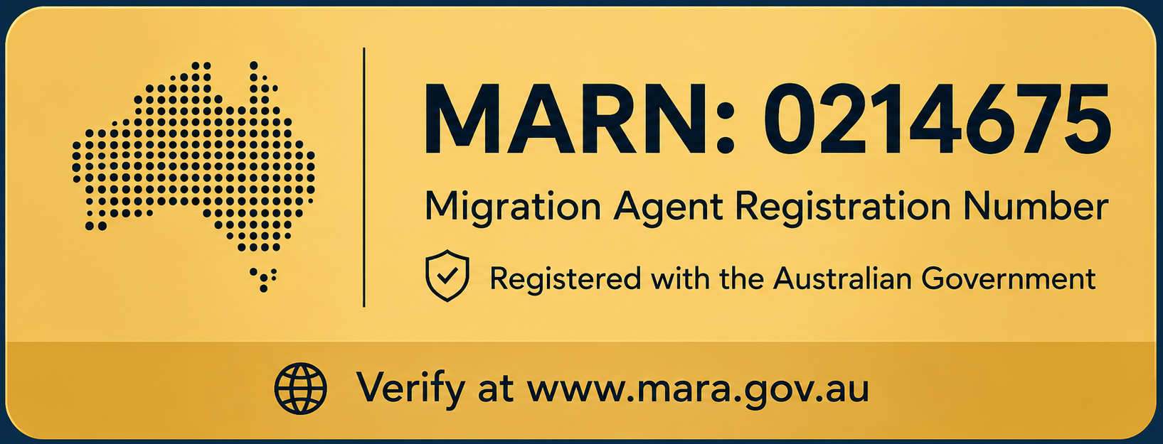 MARN 0214675 — Registered Migration Agent